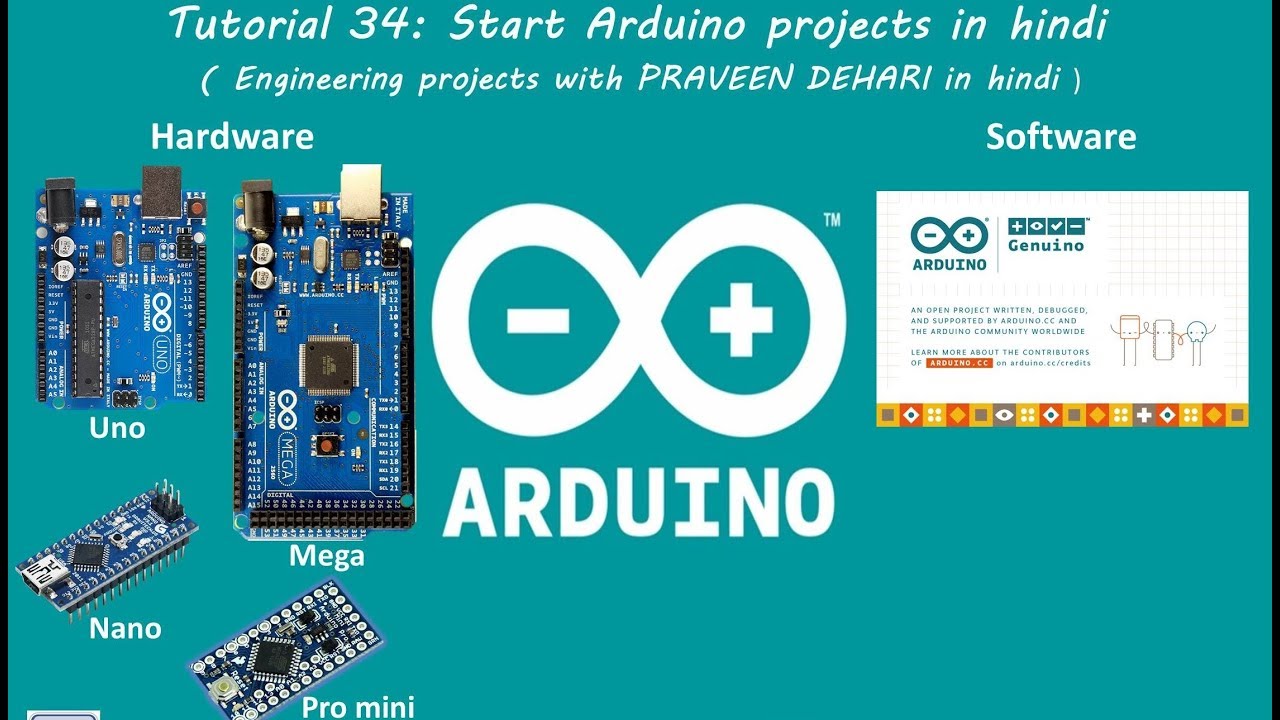 Start Arduino projects in hindi : Tutorial 34 - YouTube