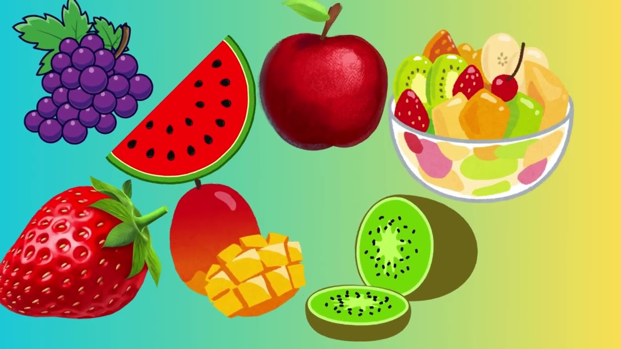 The Fruit Friends Song - Kids TV Baby Nursery Rhymes and Kids Songs