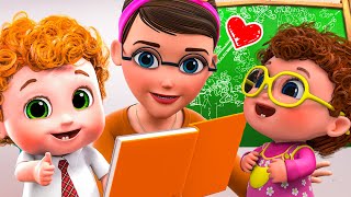 I Love my teacher | The Teacher Song | NEW Series in 4K | Blue Fish nursery rhymes & kids songs