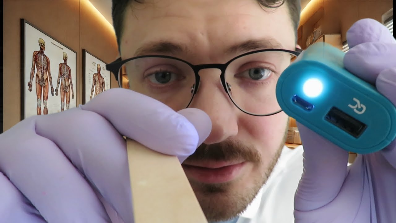 ASMR ~ Your 2025 Cranial Nerve Exam 🧠🔦👃