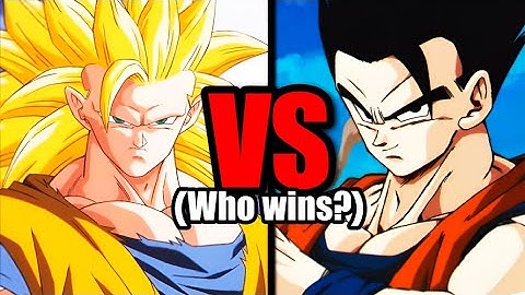 SSJ3 Goku vs Mystic Gohan