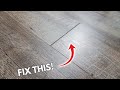 How To Fix Gaps In Flooring Easily On Laminate, Vinyl (LVP) Engineered Floors | DIY Tips and Tricks!