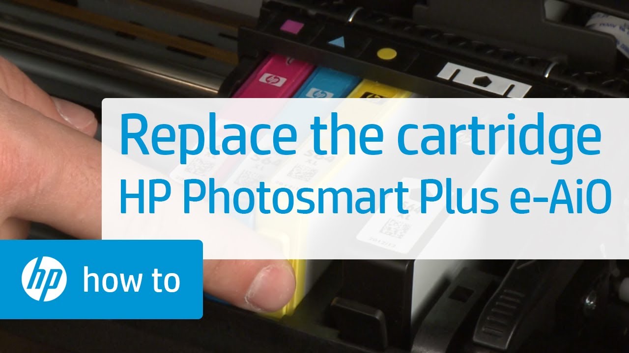 verachten Belichamen Kruik Replace the Cartridge | HP Photosmart Plus e-All-in-One Printer (B210a) | HP  - YouTube