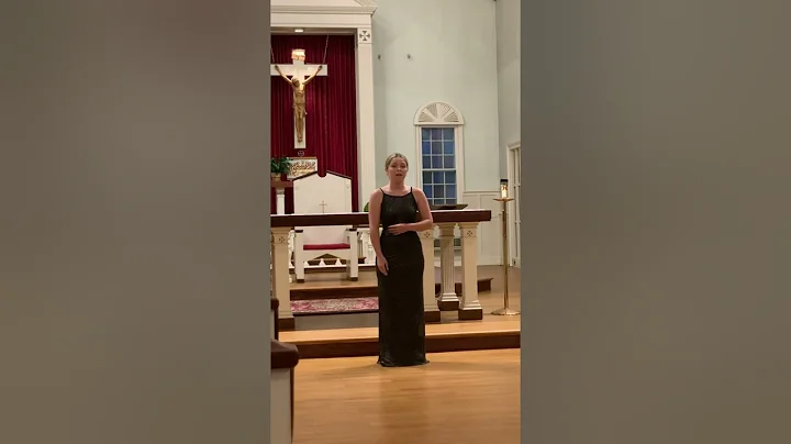 18 year old girl, my daughter, sings Climb Every M...
