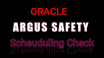 Argus Safety Scheduling Check Service Tutorial
