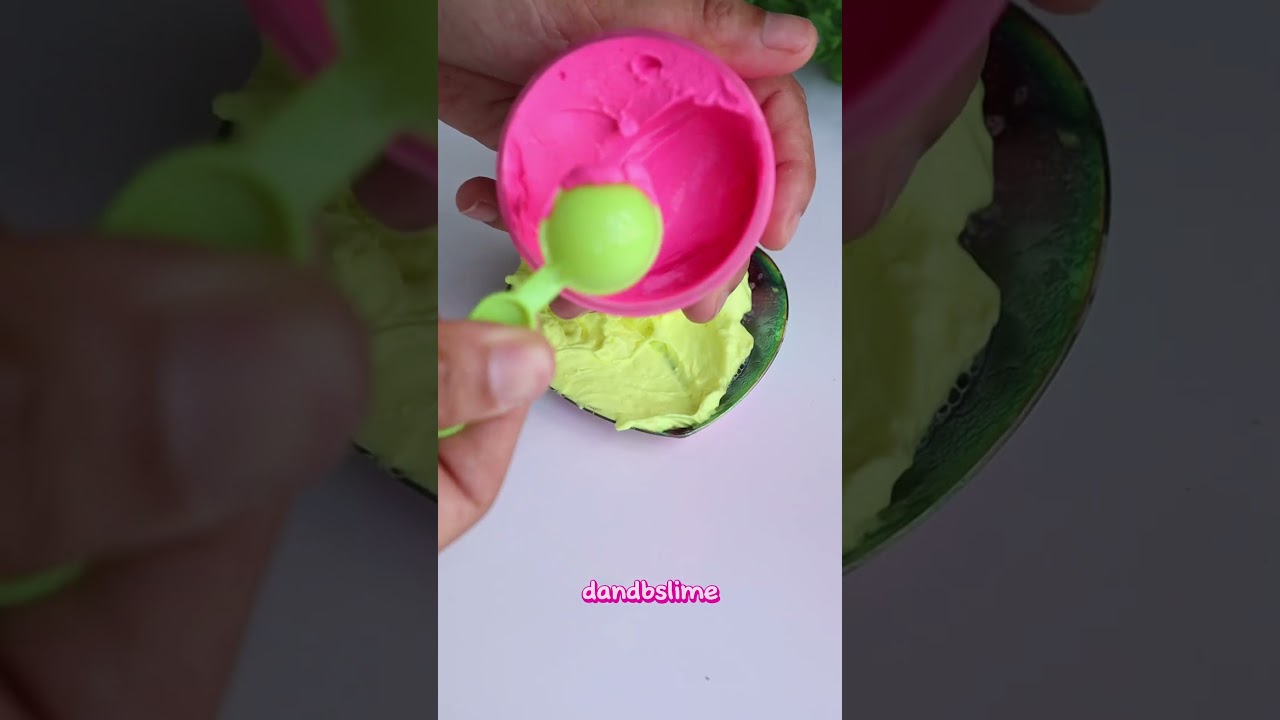 ⁣Making Slime without Glue and Activator 100% Success #dandbslime#slime