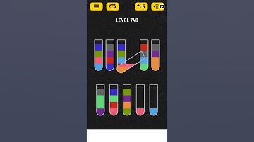 【Water Sort Puzzle】 Level 748