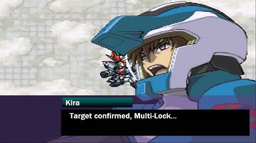Super Robot Wars W - Freedom Gundam All Attacks (English Subs)