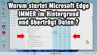 heimliche überwachung durch microsoft edge im hintergrund?