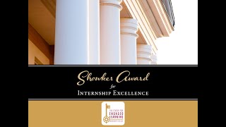 2021 Showker Award for Internship Excellence