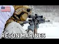 Us recon marines  long livefire ranges in extreme cold weather alaska