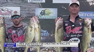 Men who cheated in Lake Erie walleye tournament learn their sentences