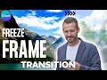 Freeze frame transition in canva