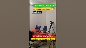 CUET PG M.Com 2026 | Live class Started Books All India Delivered #cuetpg2026 #cuetpgmcom2026