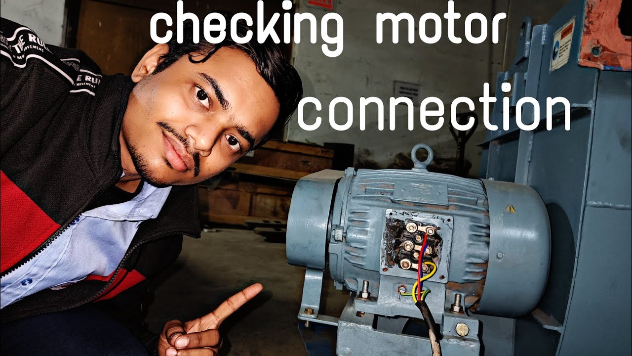 Checking motor connection with multimeter. - YouTube