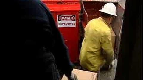 Explosives Underground -- Handling Explosives in Modern Mines