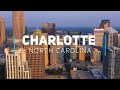 Modern Charlotte - day and night, North Carolina | 4K drone footage