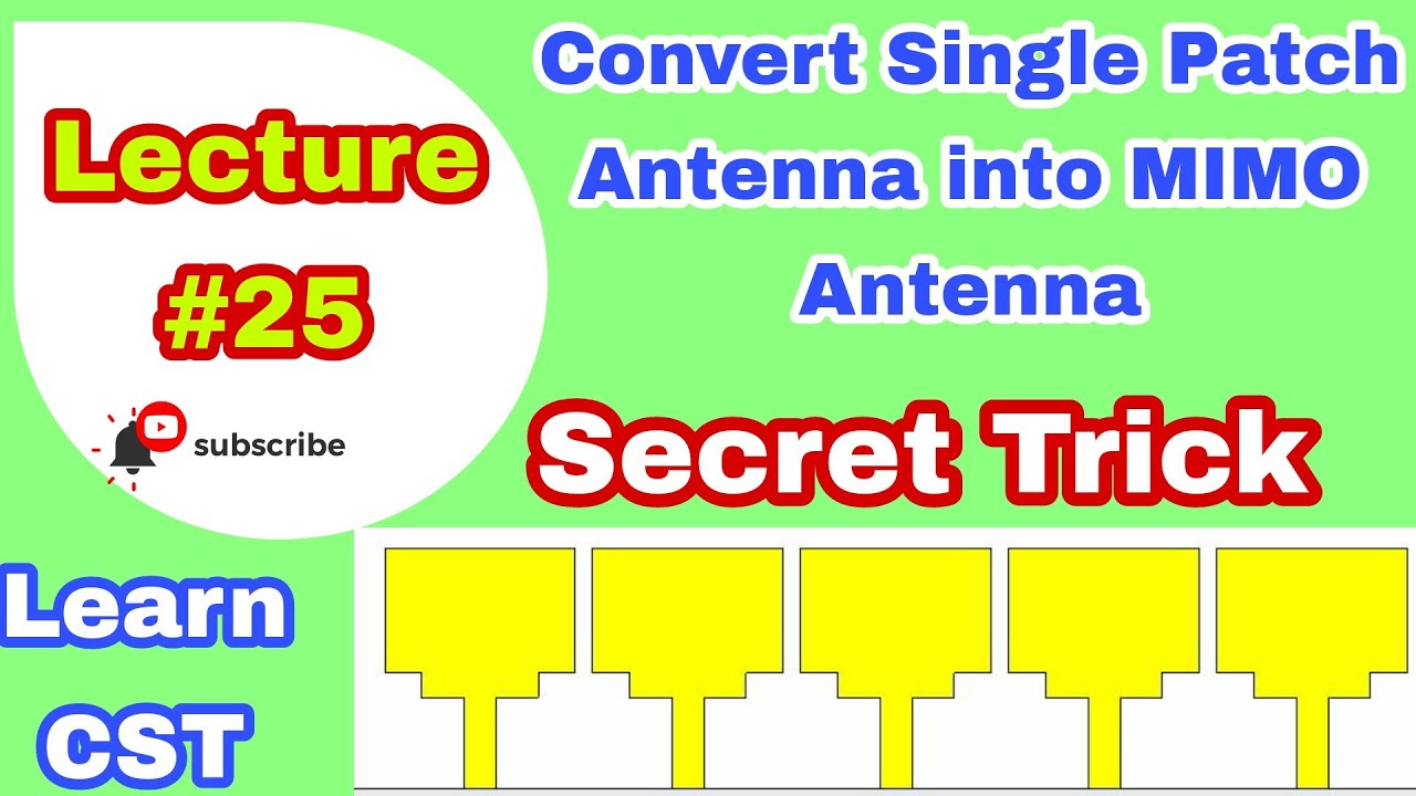 How to transform single antenna into MIMO antenna |How to use transform command |How to copy in CST