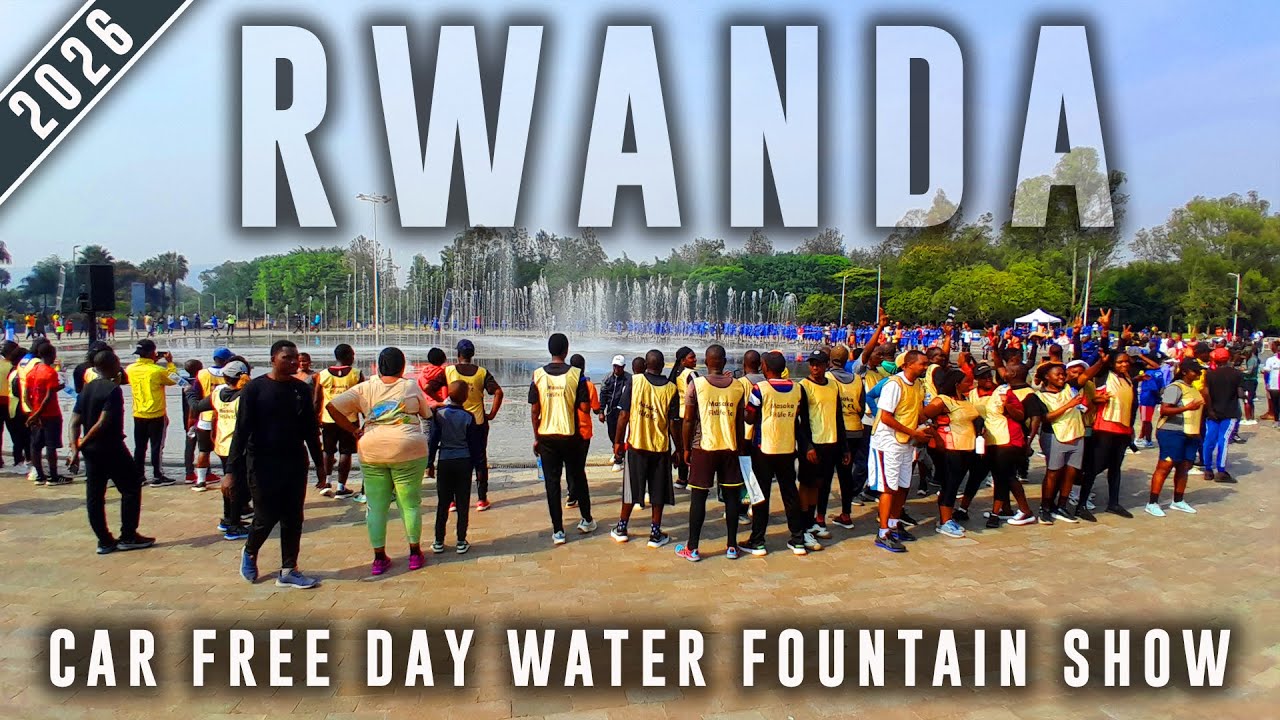 🇷🇼 PURE VIBES! Rwandans enjoying Dancing Fountains at 