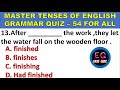 English Tenses MCQ Quiz ๐