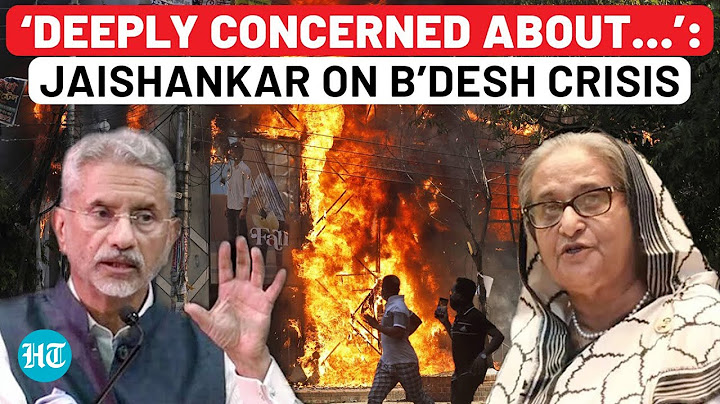 Bangladesh Crisis: Jaishankar Reveals India’s Biggest Concern As Sheikh Hasina Exits Country | Watch