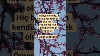 Hiç bir hiç için kendini incitmek olur mu? #ömerdemirbağ #mymecra #shorts #serdartuncer #edebiyat ##
