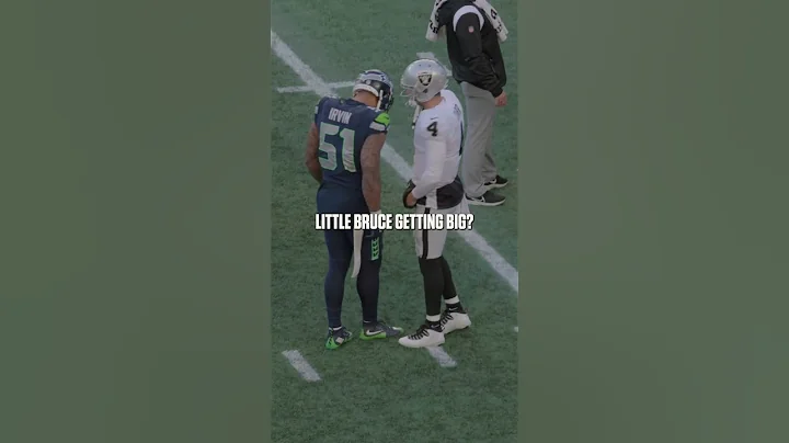 All love between Bruce Irvin and Derek Carr  | Sea...