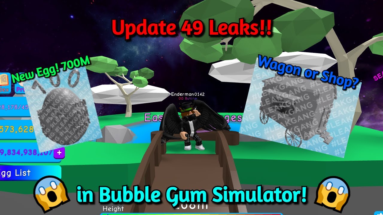 Update 49 Leaks In Bubble Gum Simulator Roblox Youtube - leaks roblox games