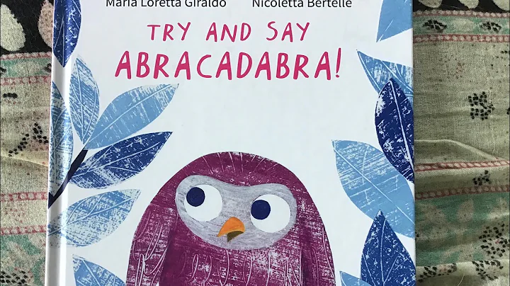 Louise Morell reads TRY & SAY ABRACADABRA