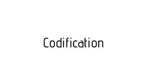 How to pronounce Codification / Codification pronunciation