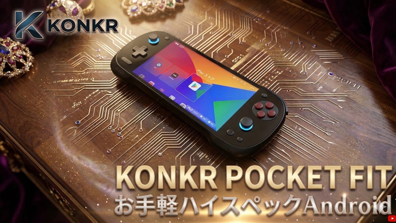 KONKR POCKET FITがやってきた！ #KONKR #AYANEO - YouTube