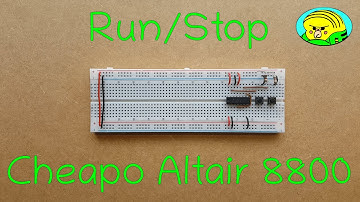 A cheapo Altair 8800 style computer using a Z80 - (part 4) - Run/stop function and programming