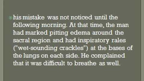 Electrolyte Imbalance (A Case Study)