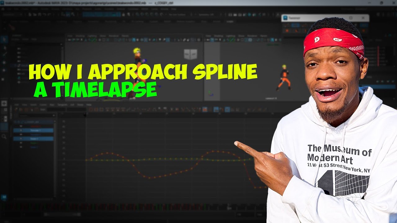 SPLINE IN MAYA TIME LAPSE, MY APPROACH 