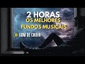 2 HORAS LOUVORES E HINOS COM CHUVA PIANO INSTRUMENTAL | ORAR, DORMIR, LER A BÍBLIA, MEDITAR, ESTUDAR