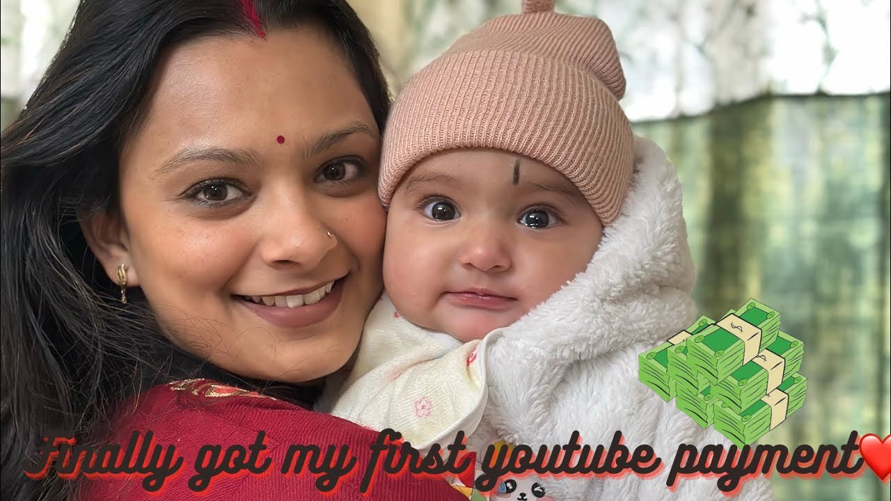 Finally got my first youtube payment❤️