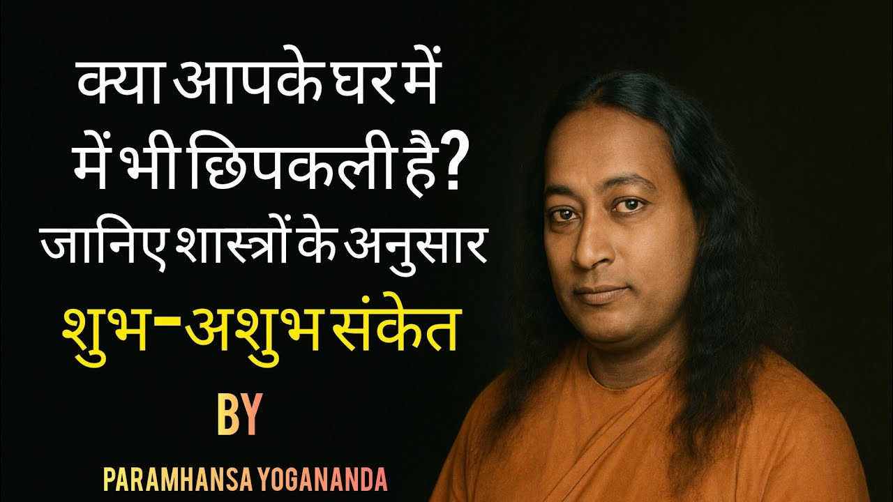 घर में छिपकली दिखना – संयोग या संकेत? Paramhansa yogananda