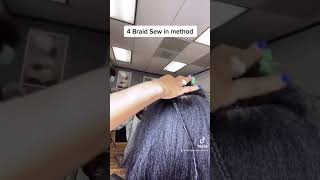 4 braid sew in
