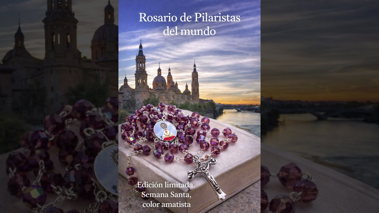Presentamos el Rosario de Pilaristas del Mundo, edición limitada de Semana Santa en color amatista