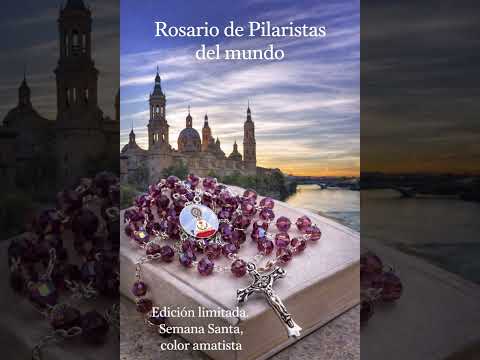 Presentamos el Rosario de Pilaristas del Mundo, edición limitada de Semana Santa en color amatista