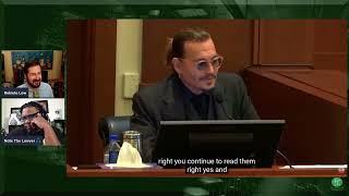 Johnny Depp “You continue to read them right”