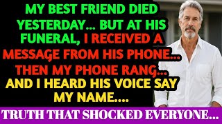 My Best Friend Died... At His Funeral, I Received a Text From His Phone Saying 4 Words That... News