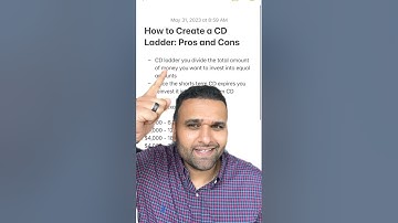 How to Create a CD Ladder! (Awesome Savings Strategy)!!!