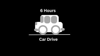 6 Hours Car drive sound white noise for relaxing, studying, mediation, quiet moments, and sleep. screenshot 5
