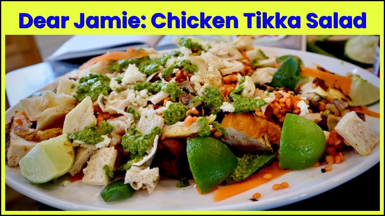 Chicken Tikka Spinach Salad | Dear Jamie