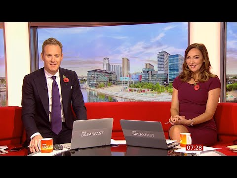 Sally Nugent becomes new host of BBC Breakfast (UK) - BBC News - 1st November 2021