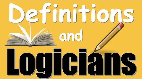 Learning Logic []  19  [] Definitions