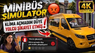 Minibus Simulator | YOLCU KLİMA AÇMADIM DİYE POLİSE ŞİKAYET ETMİŞ screenshot 4
