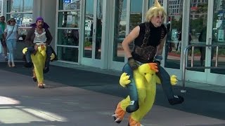 How To Handle A Chocobo (FINAL FANTASY 7 Behind The Scenes) - Mega64