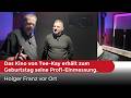 Das Kino von Tee-Kay erhält zum Geburtstag seine Profi-Einmessung. Holger Franz vor Ort.
